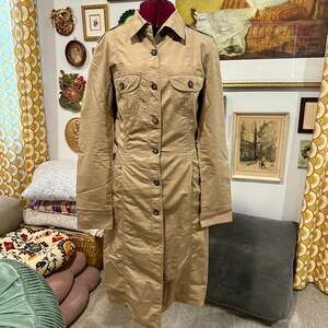 Max Mara WEEKEND Dress Trench Coat in Beige Woman Size US 8